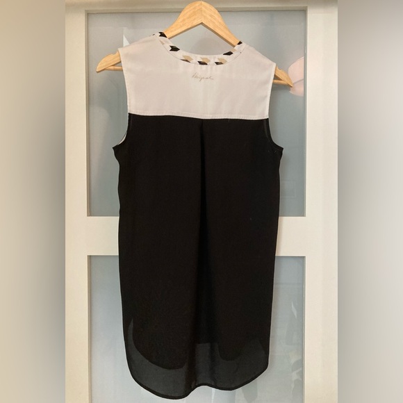 Desigual Black and White Geometric Sleeveless Top - Picture 4 of 6